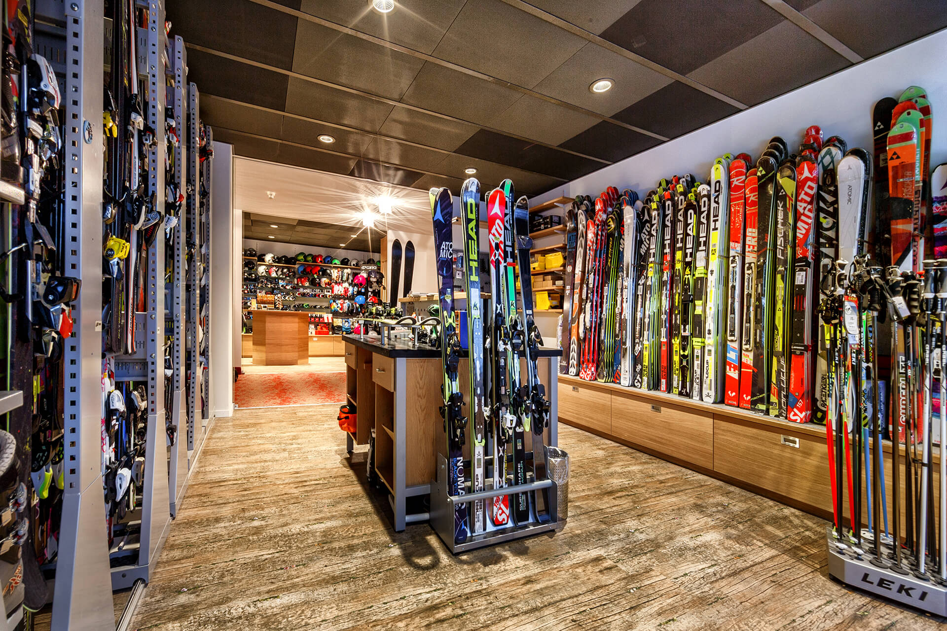 Gisler Sport Skiverleih Shop Tschuggen Grand Hotel