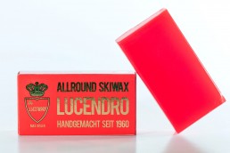 Rot Lucendro Allround Skiwax Arosa - Hangemachter Skiwachs seit 1960
