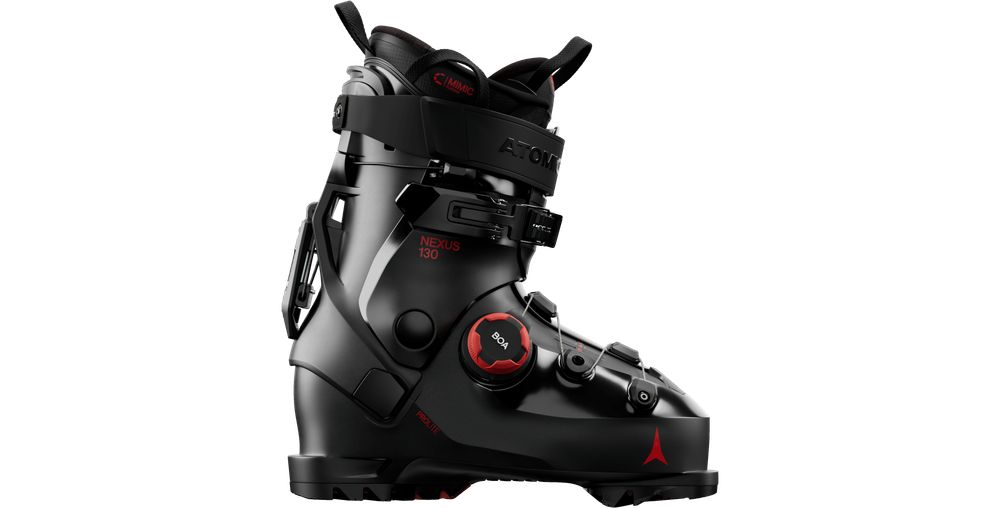 Atomic Nexus 130 BOA Skischuh in schwarzer Ausführung