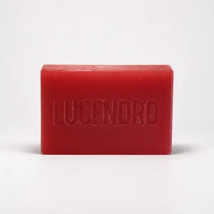 Lucendro Original 300 g ski wax with embossed lettering